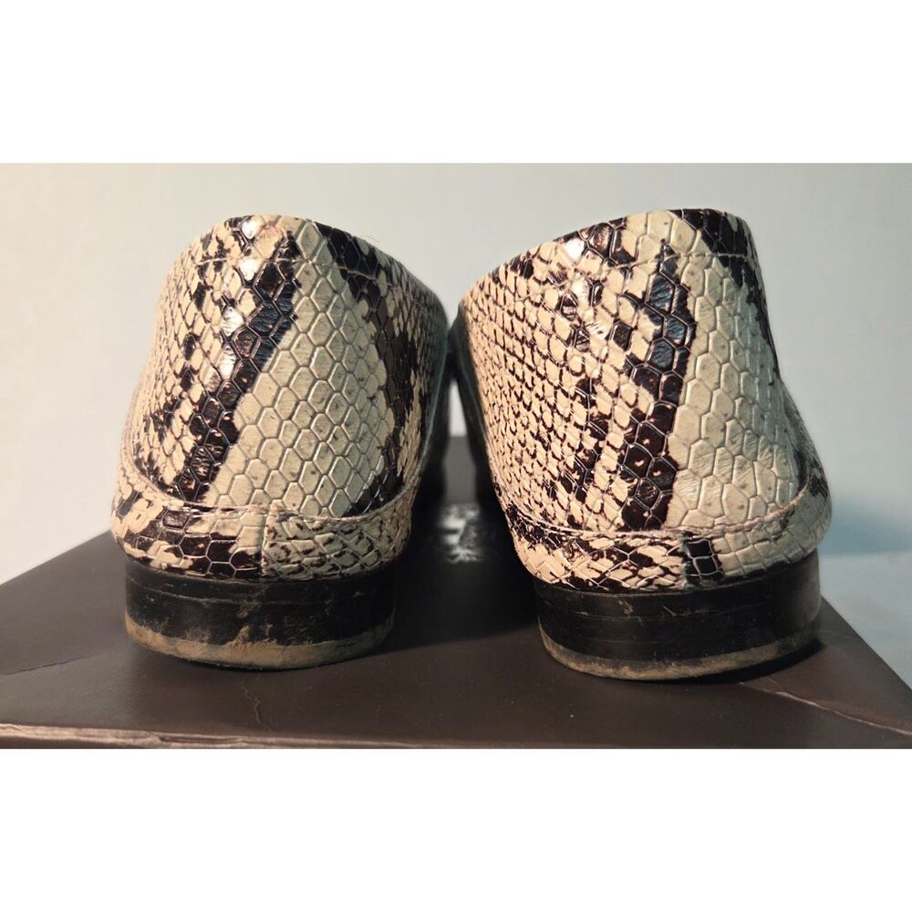 Vince Camuto Jendeya2 Snake Print Leather Loafers Women's 8.5M - Picture 6 of 6